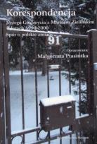 Okładka książki Korespondencja Jerzego Giedroycia..