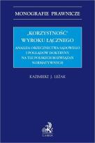 Okładka książki Korzystność'' wyroku łącznego