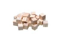 Opakowanie Kostki drewniane naturalne 1,5cm 21szt