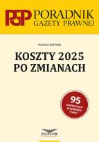 Okładka książki Koszty 2025 po zmianach