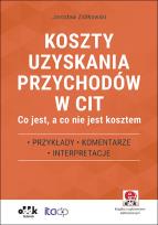 Okładka książki Koszty uzyskania przychodów w CIT