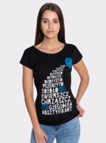 Opakowanie Koszulka damska czarna L