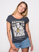 Opakowanie Koszulka damska Kołdrian grafitowa L