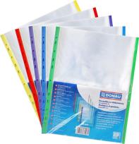 Opakowanie Koszulki PP A4 krystal 40mikr kolorowe 25szt