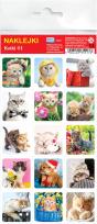Opakowanie Kotki 01 Naklejki 4sztuki