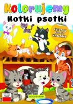 Okładka książki Kotki psotki. Kolorujemy