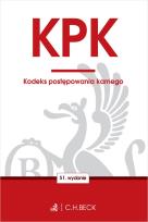 Okładka książki KPK. Kodeks postępowania karnego