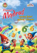 Okładka książki Krasnal Mądruś naucza dzieci cyferek i liczenia