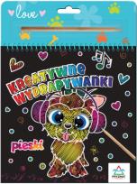 Okładka książki Kreatywne wydrapywanki. Pieski