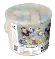 Opakowanie Kreda chodnikowa Gimboo XXL w plastikowym wiaderku 20szt. mix kolorów