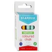 Opakowanie Kreda szkolna niepyląca 5 kolorów 10 sztuk