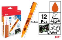 Opakowanie Kreda w płynie pomarańczowa (12szt)