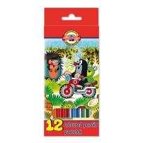 Opakowanie Kredki 12 kolorów Krecik