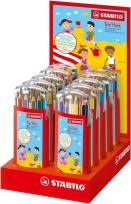 Opakowanie Kredki drewniane Trio grube Zebrui 15kol (10szt)