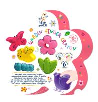 Opakowanie Kredki na palce - Ogród