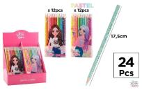 Opakowanie Kredki ołówkowe 12 kolorów BDGirls MIX