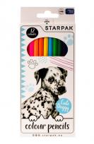 Opakowanie Kredki ołówkowe Pieski 12 kolorów 12 opakowań