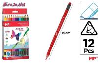 Opakowanie Kredki ołówkowe ścieralne z gumką Jumbo 12 kol.