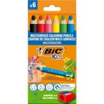 Opakowanie Kredki ołówkowe + temperówka 6+1szt BIC