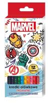 Opakowanie Kredki ołówkowe trójkątne Avengers 12 kolorów