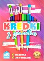 Opakowanie Kredki ołówkowe z gumką 18 kolorów
