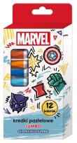 Opakowanie Kredki pastelowe jumbo Avengers 12 kolorów