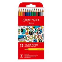 Opakowanie Kredki permanentne School Line 12 kolorów