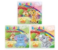 Opakowanie Kredki świecowe 24 kolory