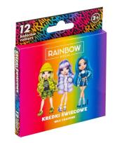Opakowanie Kredki świecowe okągłe Rainbow High 12kol ASTRA