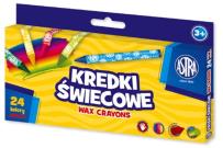 Opakowanie Kredki świecowe okrągłe Astra 24 kolory