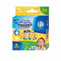 Opakowanie Kredki świecowe Super Jumbo Astra okrągłe 6 kolorów