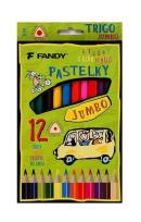 Opakowanie Kredki Trigo Jumbo 12 kolorów
