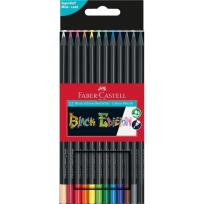Opakowanie Kredki trójkątne Black 12 kolorów FABER CASTELL