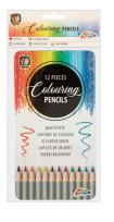 Opakowanie Kredki w metalowym piórniku 12 kolorów