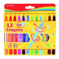 Opakowanie Kredki wykręcane KEYROAD 12 kolorów