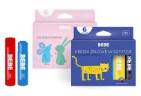 Opakowanie Kredki żelowe w sztyfcie 10g 6 kolorów BB Kids