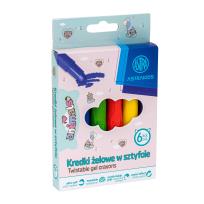 Opakowanie Kredki żelowe w sztyfcie Astrakids Animals 6 kolorów