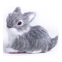 Opakowanie Króliczek dekoracyjny Deco szary 5,5 cm