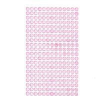 Opakowanie Kryształki samoprzylepne 6mm 260szt.light pink