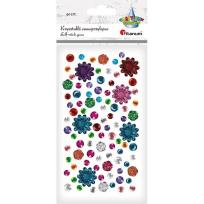 Opakowanie Kryształki samoprzylepne 90szt mix