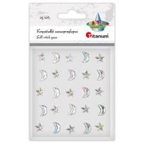 Opakowanie Kryształki samoprzylepne gwiazdki 10x10mm 15szt