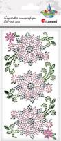 Opakowanie Kryształki samoprzylepne Kwiaty 5szt