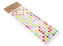 Opakowanie Kryształki samoprzylepne mix kolor 10mm