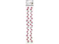 Opakowanie Kryształki samoprzylepne na pasku Kwiaty 2szt