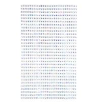 Opakowanie Kryształki samoprzylepne opalescent 3mm 806szt