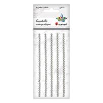 Opakowanie Kryształki samoprzylepne perełki białe 35szt