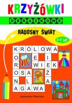 Okładka książki Krzyżówki obrazkowe Radosny świat