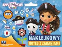 Okładka książki Ks08441 Koci Domek Gabi. Naklejkowy notes z zadaniami / Universal Gabby's Dollhouse