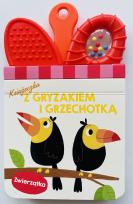 Okładka książki Książeczka z gryzakiem i grzechotką. Zwierzątka