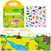 Opakowanie Książeczka z naklejkami - dinozaury